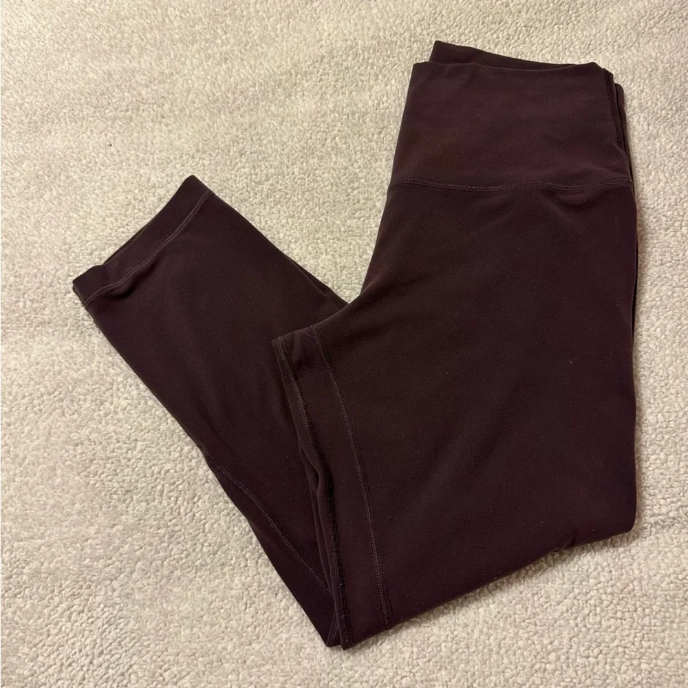 Lululemon Align Crop Leggings Deep Phantom Purple